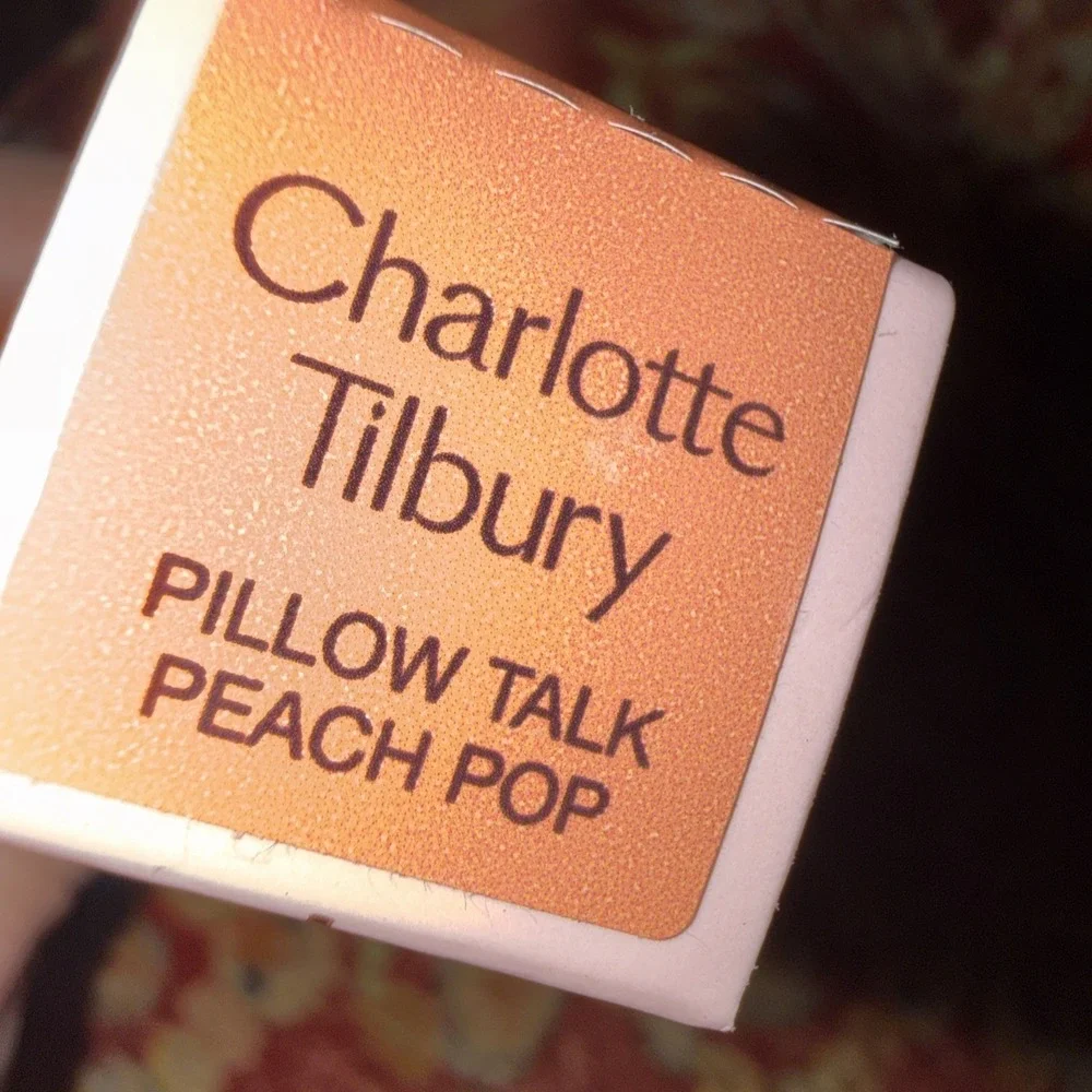 Charlotte Tilbury NIB Pillow Talk Peach Pop Matte Beauty Blush‎ Wand Liquid